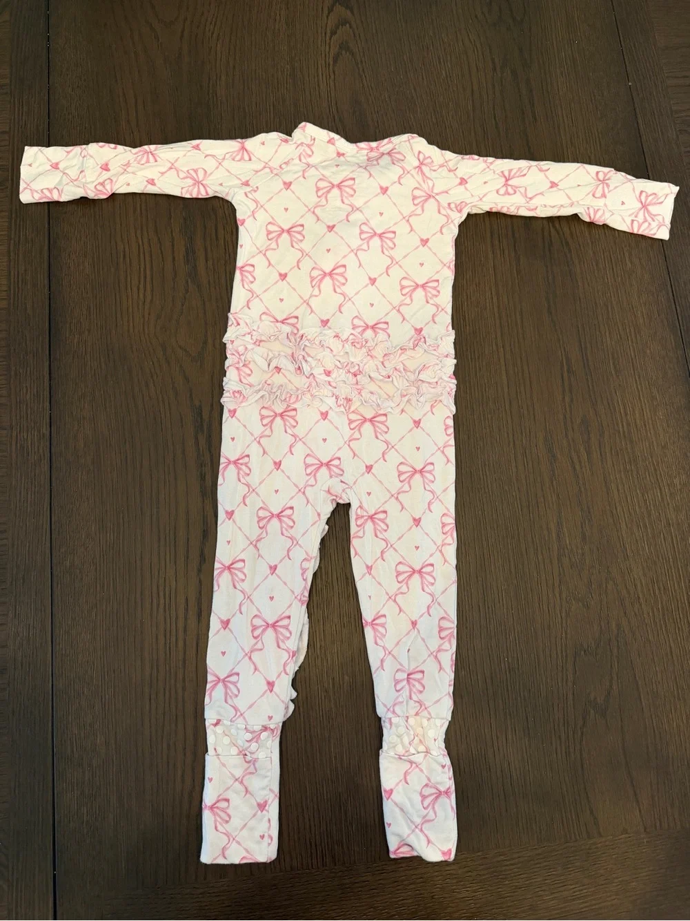 Bums and Roses Convertible Ruffle Romper